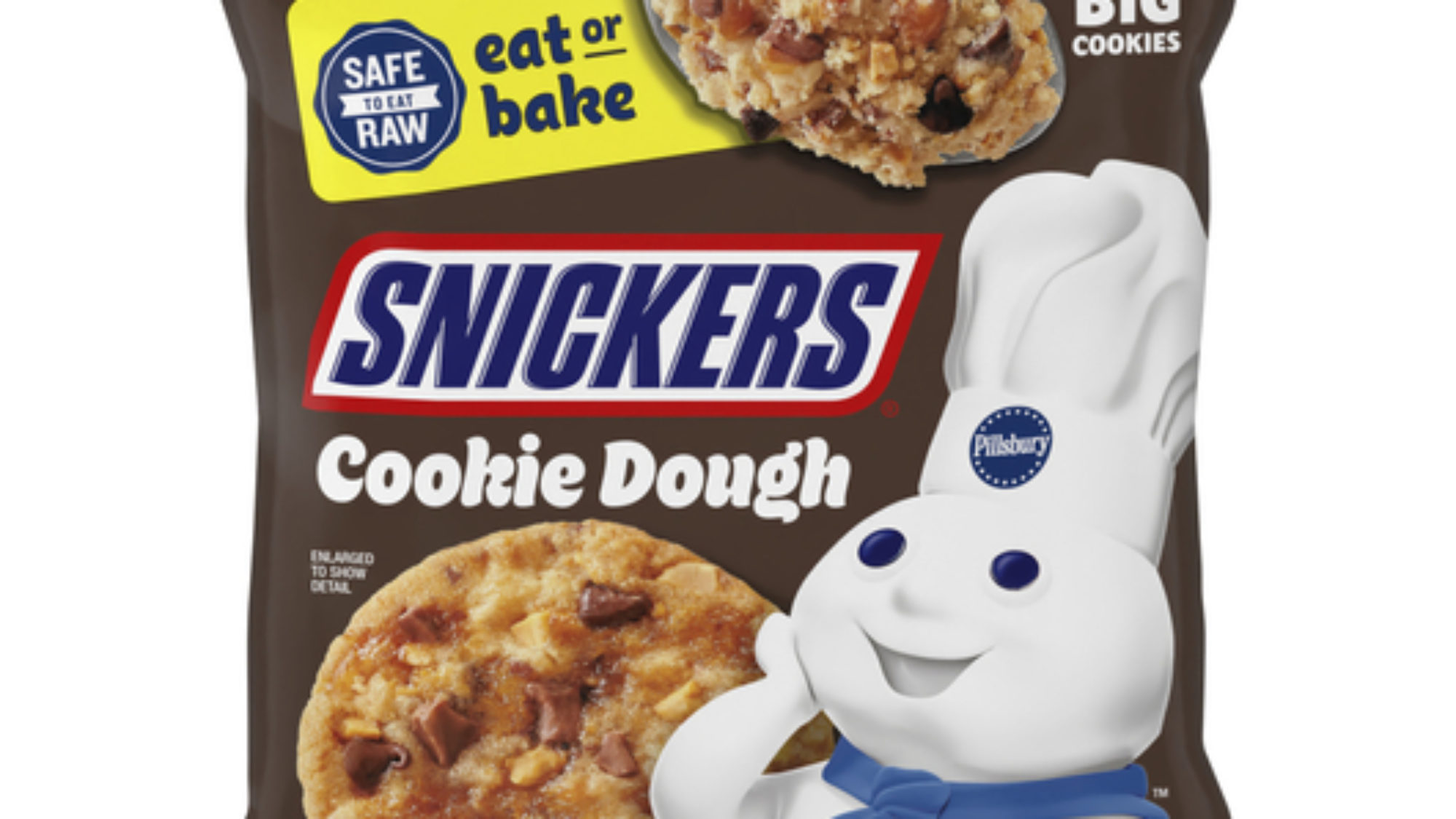 Nerdy Food: Pillsbury Adds Snickers Ready-To-Bake Cookie