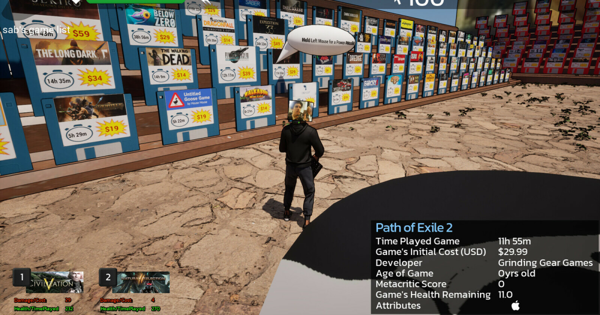 Check Out This Game Where Your Steam Backlog Fights Back