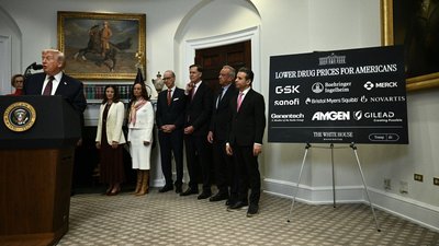 The White House projects billions in drug pricing deals. Democrats are skeptical.