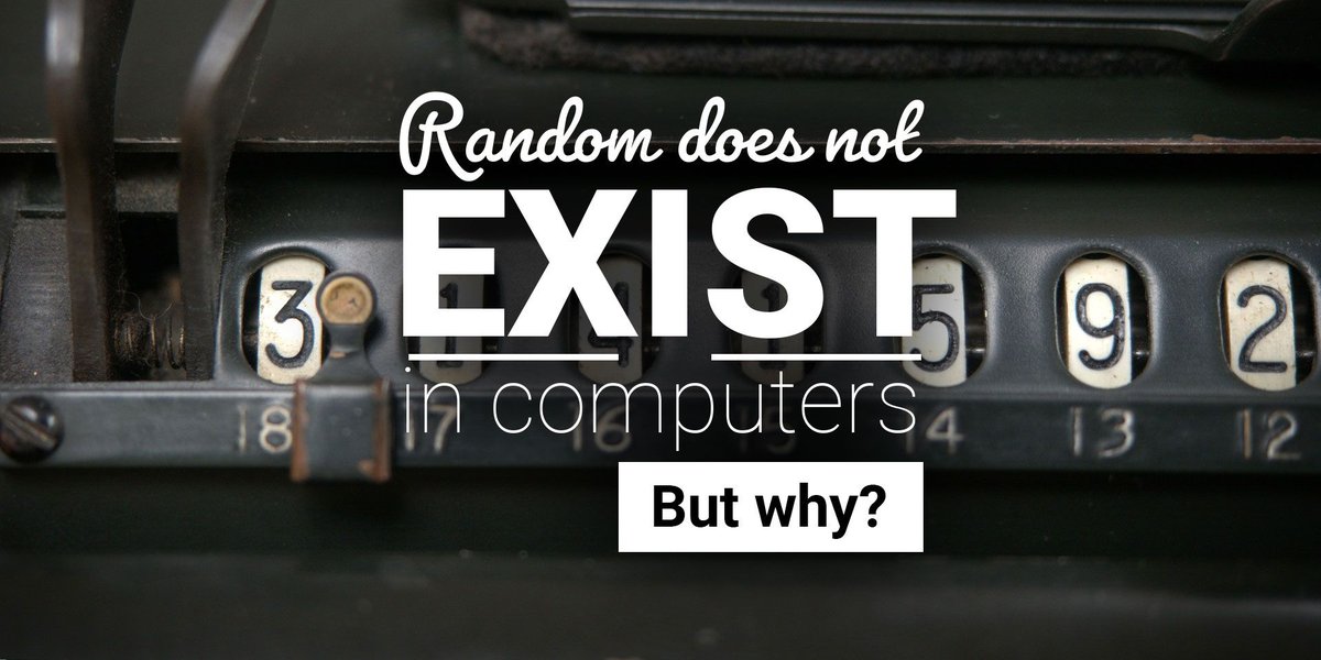 Why Random Does Not Exist in Computer Science
