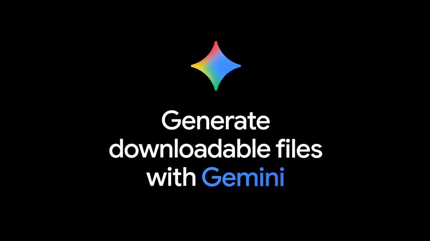 Google adds multi-format file generation to Gemini
