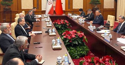 Iran Butters Up China as Trump Flies to Beijing