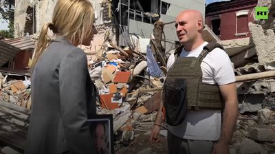 RT walks human rights chief through college dorm destroyed in Ukrainian attack — RT Russia & Former Soviet Union