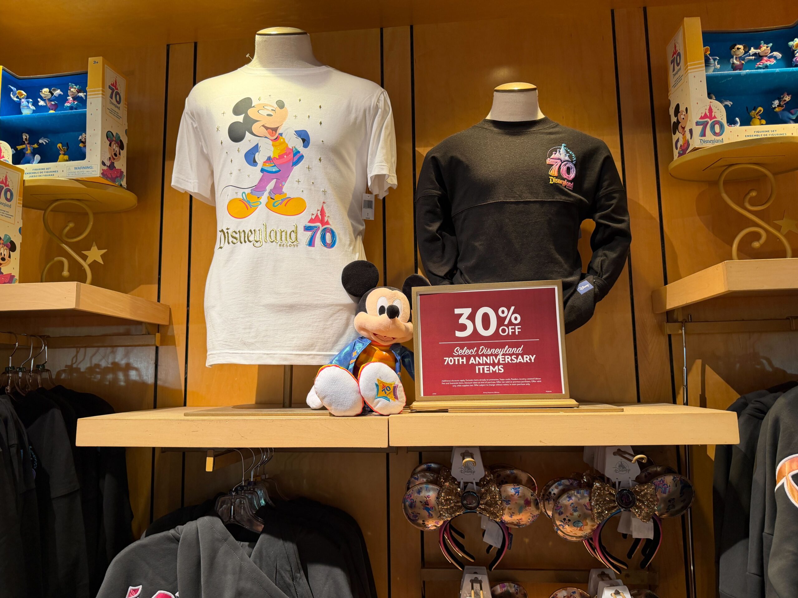 Disneyland 70th Anniversary Merchandise Discounted Including Stoney Clover Lane