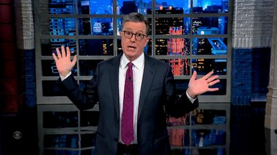 Stephen Colbert's 'Late Show' jokes targeted conservatives 87% of time in final years, study says