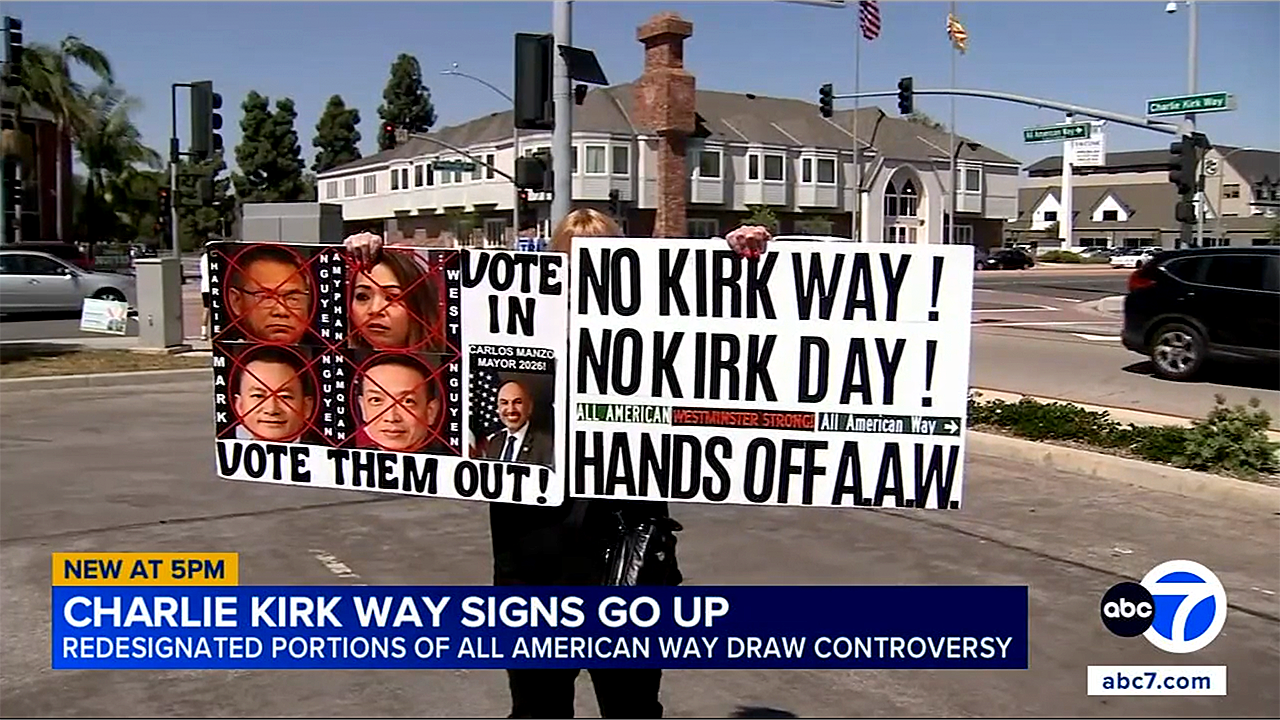 'Are you effing kidding me?' California residents react to street being renamed after Charlie Kirk