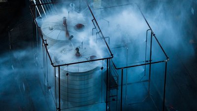 Officials say possible crack in unstable chemical tank may relieve pressure at aerospace plant