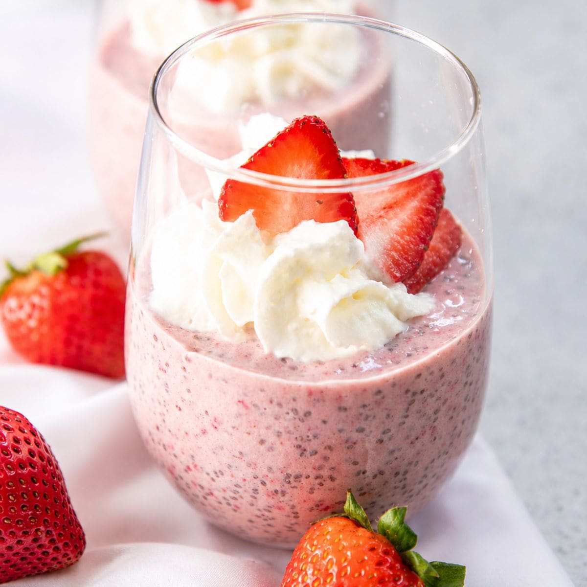 Strawberry Chia Pudding