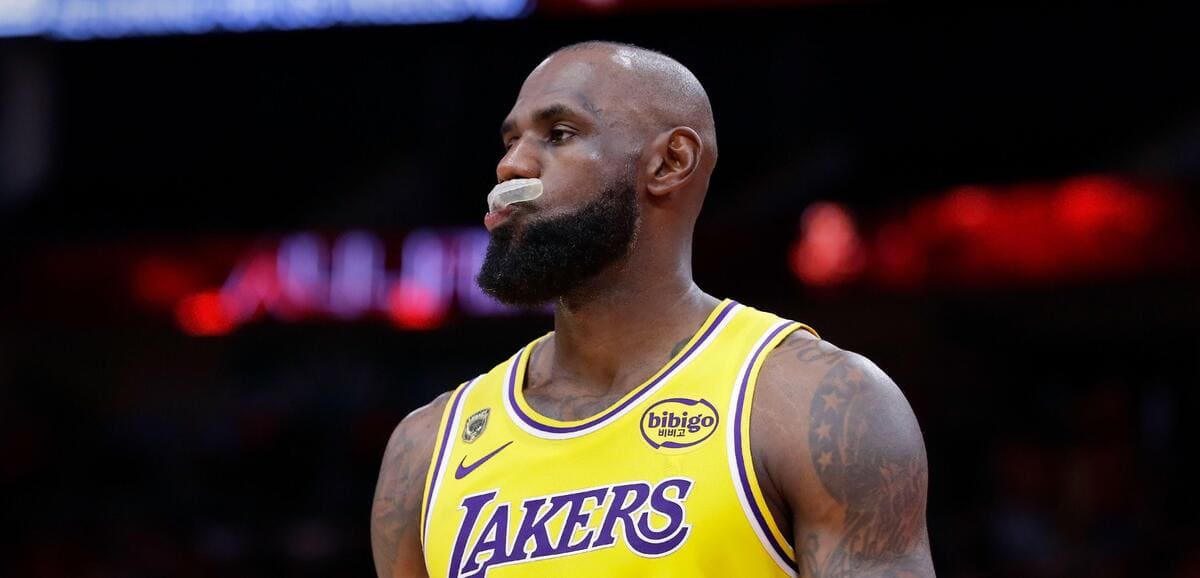 LeBron James involved in verbal spat as the Lakers feel the heat after Rockets win again