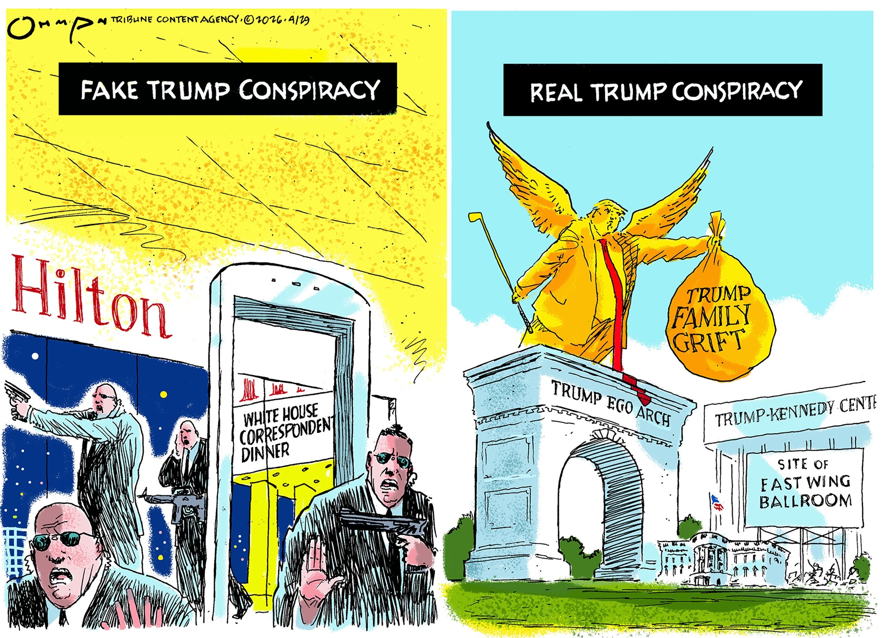 Fake vs. real Trump conspiracy