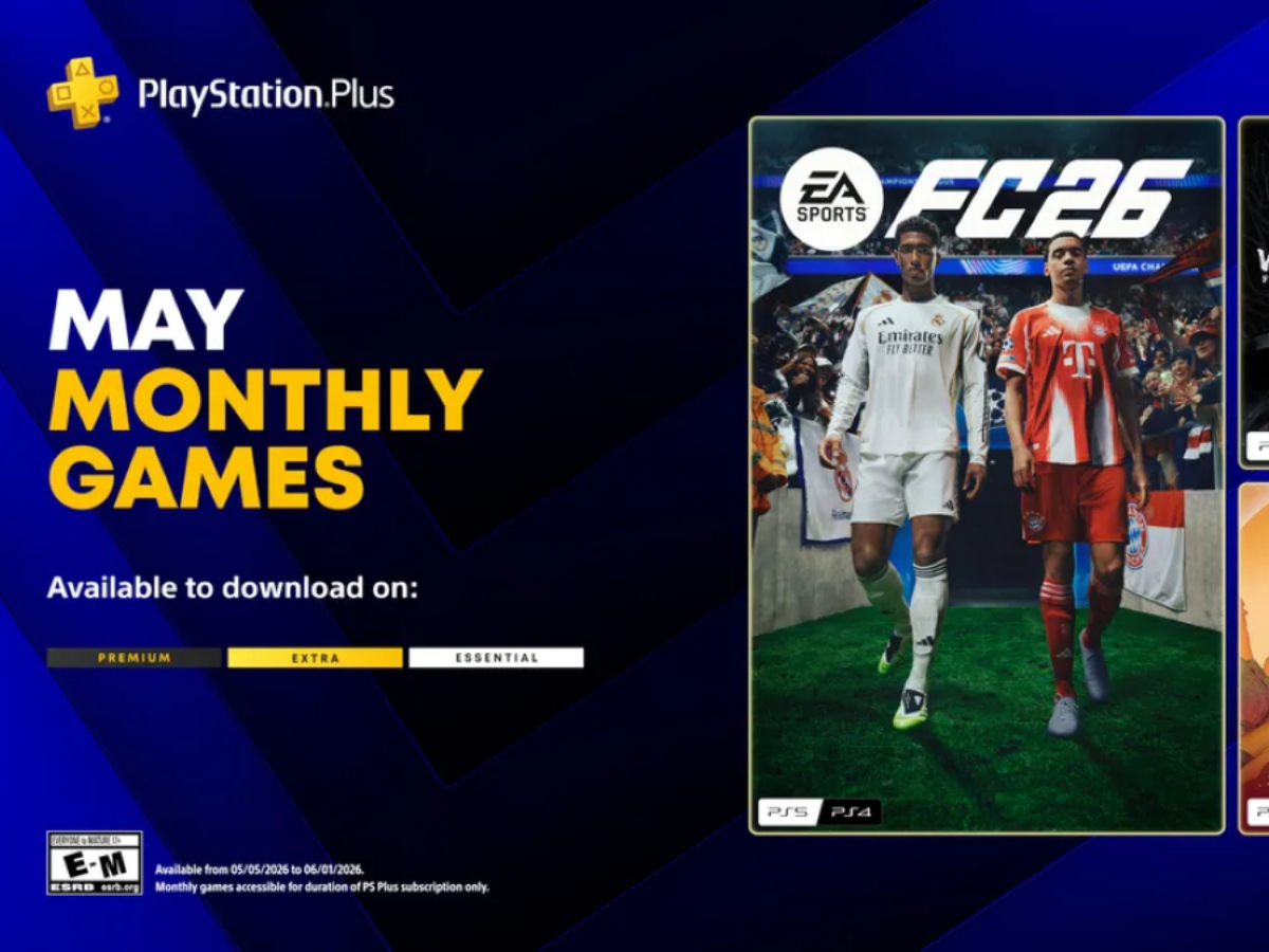 PlayStation Plus May 2026 Games Include EA Sports FC 26, Wuchang: Fallen Feathers, and Nine Sols