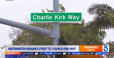 California City Renames Street “Charlie Kirk Way”