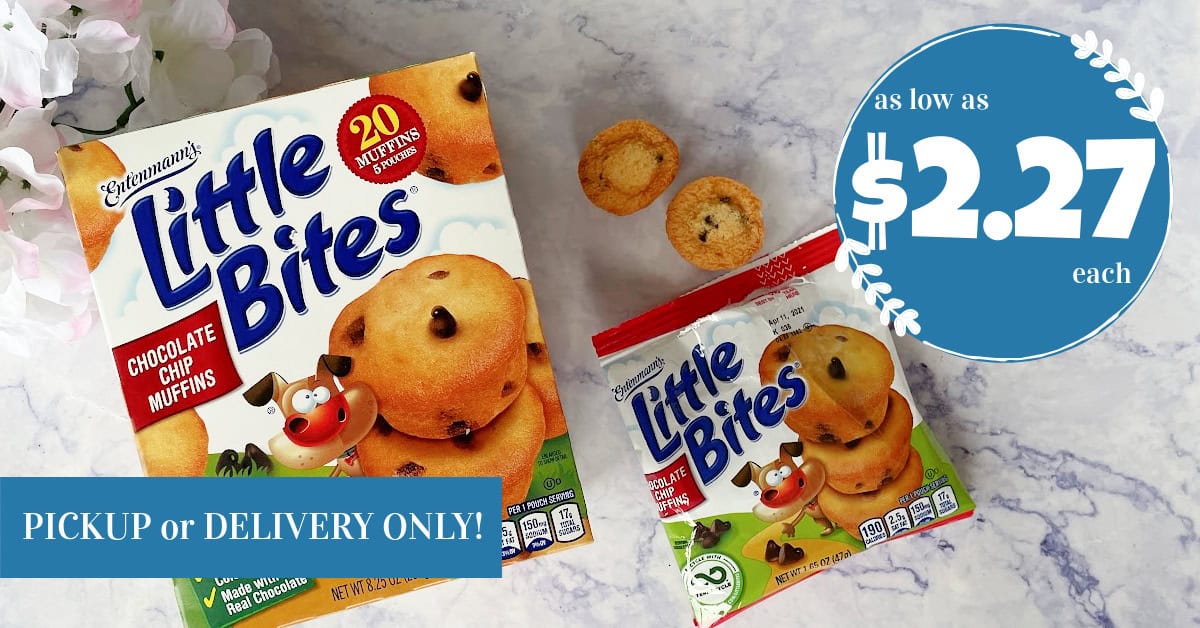 PICKUP or DELIVERY ONLY! Little Bites as low as $2.27!