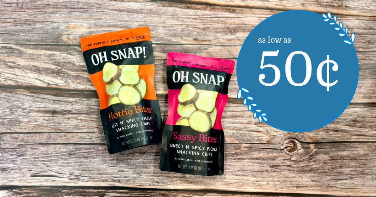 Oh Snap! Pickles as low as 50¢!