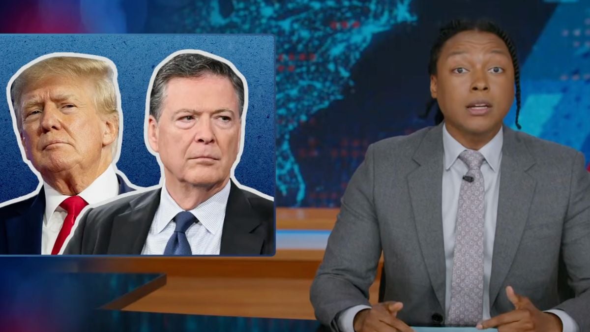 ‘The Daily Show’ Rips DOJ for Indicting James Comey Over Seashell Photo: ‘That’s the Threat?!’ | Video