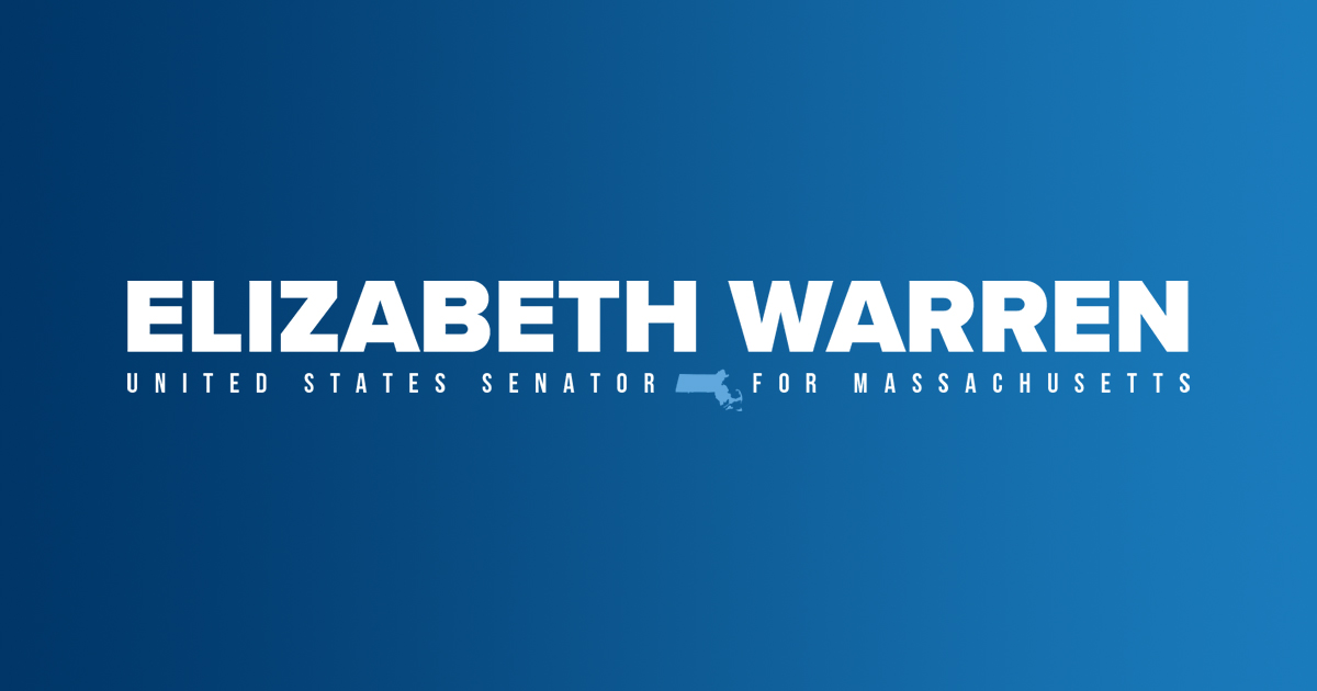 U.S. Senator Elizabeth Warren