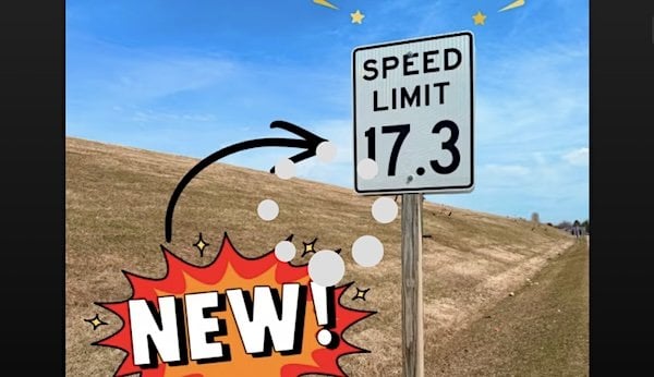 Under a 'made-you-think' agenda, one county sets speed limit at 17.3 mph * WorldNetDaily * by Bob Unruh